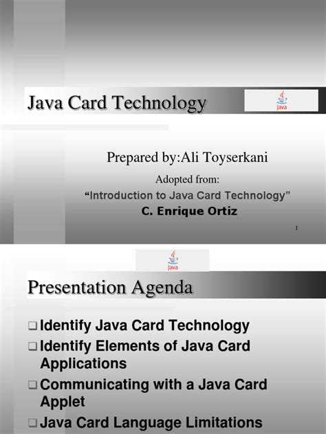 java card technology for smart cards|what is a java card.